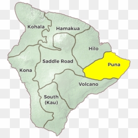 Hawaii's Region, HD Png Download - hawaii map png