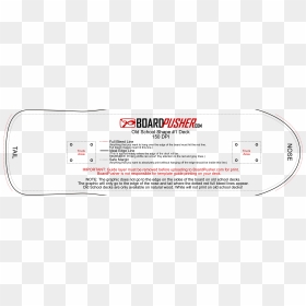 Design Tips & Templates - Old School Skate Board Template, HD Png Download - templates png