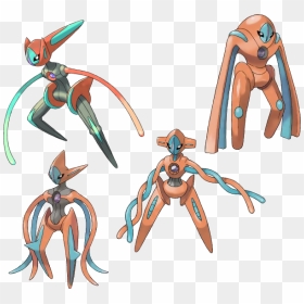 Pokemon Go Deoxys Forms, HD Png Download - deoxys png