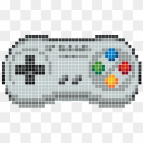 Tapete Ponto Cruz Video Game, HD Png Download - snes controller png