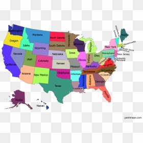 United States Of America Political Vector Map (png,svg,eps,pdf,adobe - It's All Ohio Meme, Transparent Png - hawaii map png