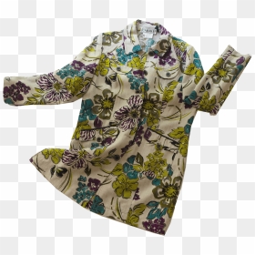 Carlisle Designer Blazer, Linen Floral Print, Size - Blouse, HD Png Download - floral print png
