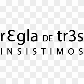 Regla De Tr3s Logo - Design, HD Png Download - regla png