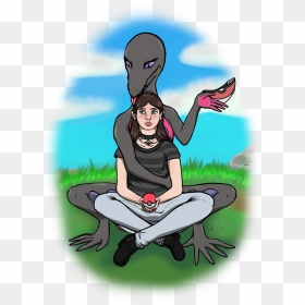 Salazzle And Her Pet Trainer - Salazzle X Male Trainer, HD Png Download - salazzle png