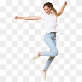 Wellness-girl - Jumping, HD Png Download - mr t png