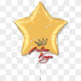 Transparent Gold Star Clip Art - Star Balloon, HD Png Download - estrellas doradas png