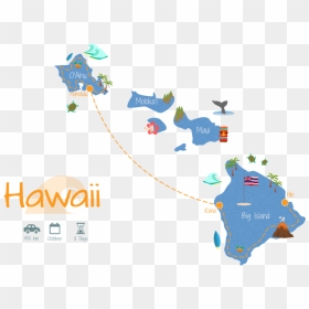 Alaska Und Hawaii 1959, HD Png Download - hawaii map png