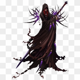Necromancer Drawing Human - Shadar Kai, HD Png Download - necromancer png