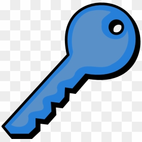 Blue Clip Art At - Key Clip Art, HD Png Download - key vector png