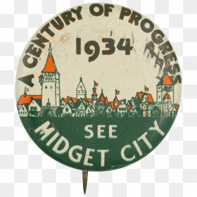 See Midget City Chicago Button Museum - Label, HD Png Download - midget png