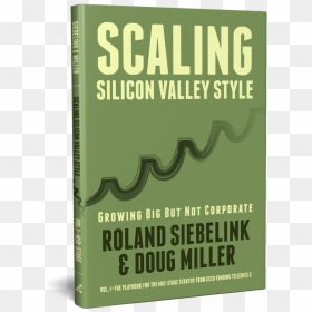 Scaling Silicon Valley Style Book Mock-up - Book Cover, HD Png Download - doug png