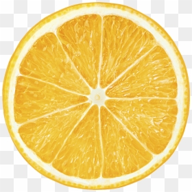 Orange Slices Png - Transparent Background Lemon Slice Png, Png Download - lemon wedge png
