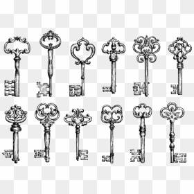Classic Key Vector, HD Png Download - key vector png