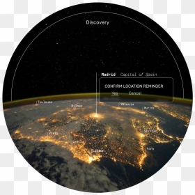 Discovery Cities Info 1 01 - Peninsula Iberica Nasa, HD Png Download - murica png