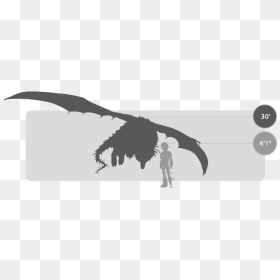 Httyd Dragon Size Comparison - Todos Os Dragões Dragões Corrida Até O Limite, HD Png Download - stardust dragon png