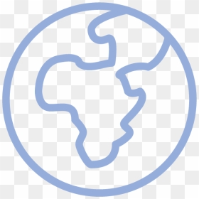 Globe Icon Line, HD Png Download - globe icons png