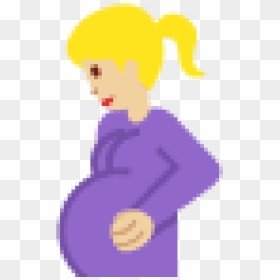 Pregnant Hilary Duff "was So Nervous - Pregnant Emoji Discord, HD Png Download - nervous png
