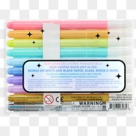 Ooly Color Lustre Metallic Brush Markers - Paper, HD Png Download - regla png