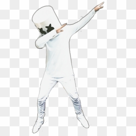 Collection Of Free Marshmello Drawing Dab - Marshmello Drawing Dab, HD Png Download - fortnite dab png