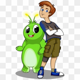 Charlie And Sparki Animates Character Prismart - 2dcartoon, HD Png Download - 2d character png