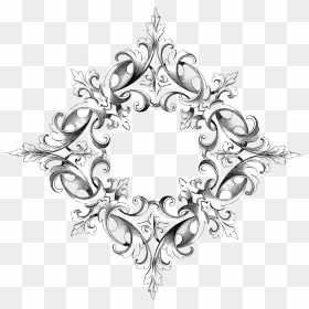 Beautiful Diamond Shaped Pattern With Transparent Background - White Victorian Style Scrollwork Png White Lace Pattern, Png Download - vintage pattern png
