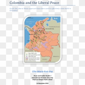 Map, HD Png Download - colombia map png