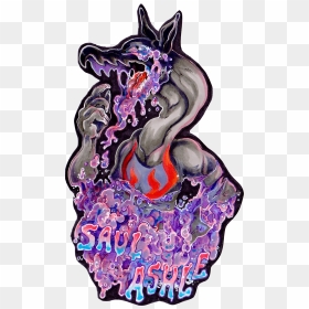 Salazzle Bubbling Poison - Illustration, HD Png Download - salazzle png
