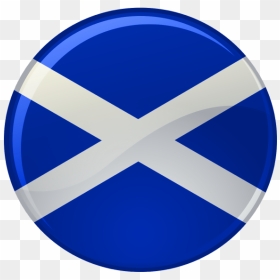 Emotion On Twitter - Scotland Flag Round Png, Transparent Png - scottish flag png