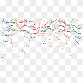 Confetti White Background Free, HD Png Download - serpentina png