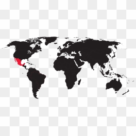 Mexico Is The Eighth Biggest Coffee Producer In The - Simple World Map Svg, HD Png Download - mexico map png