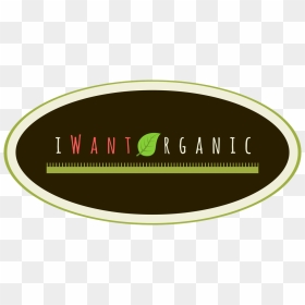 I Want Organic Logo - Label, HD Png Download - organic logo png