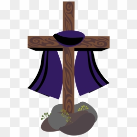 Lent Holy Week Cross, HD Png Download - cruz vector png