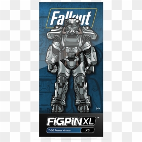 T 60 Power Armor Figpin Xl"  Class="lazyload Lazyload - Fallout 76 Wastelanders Settlers Bundles, HD Png Download - fallout 4 power armor png