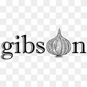 24 Jul Gibson Logo B&w Horizontal For Light Background - Gram Shoes, HD Png Download - gibson logo png
