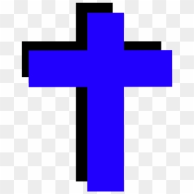 Angle,symmetry,purple - Cross, HD Png Download - cruz vector png