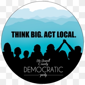 Mcdowell County Democratic Party Nc - T Look At This Chicken, HD Png Download - democratic party logo png