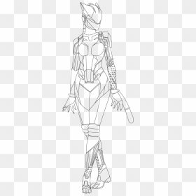 Lynx Skin Fortnite Coloring Pages - Colouring Pages Fortnite Skins, HD Png Download - fortnite dab png