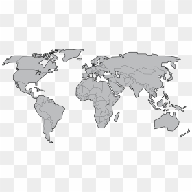 World Map Outline Transparent Background, HD Png Download - limbo png