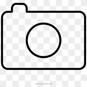 Cámara-fotográfica Página Para Colorear - Imagenes De Una Camara Fotografica Para Dibujar, HD Png Download - camara fotografica png