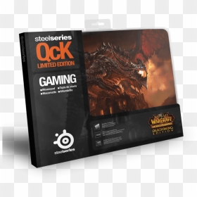 Steelseries Qck Deathwing Edition - World Of Warcraft Cataclysm, HD Png Download - deathwing png
