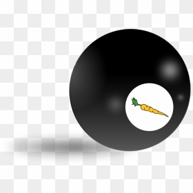 Ball Billar Bola Carrot Pool Zanahoria - Circle, HD Png Download - zanahoria png