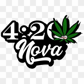 Welcome To The Nova 420 Cannabis Social Club - Graphic Design, HD Png Download - weed logo png