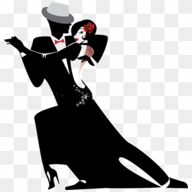 Tango Dance Silhouette - Tango Dancers Images Silhouette, HD Png Download - tango png