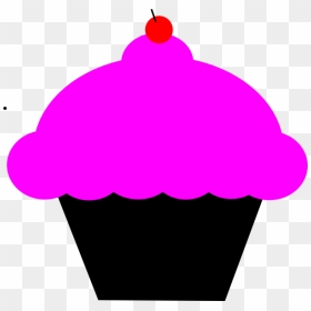 Clip Art, HD Png Download - pink cupcake png