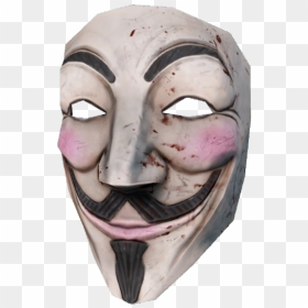 Guy Fawkes Mask - Mask, HD Png Download - halloween mask png