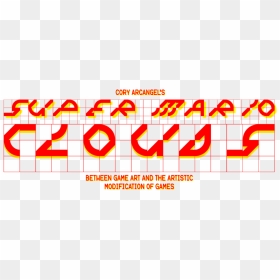 Cory Arcangel"s Work Super Mario Clouds Is Considered - Graphic Design, HD Png Download - mario clouds png