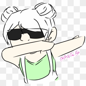 Collection Of Free Dab Drawing Mood Download On Ui - Chibi Dab, HD Png Download - fortnite dab png