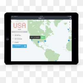 Vyprvpn For Ipad - Map, HD Png Download - mexico map png