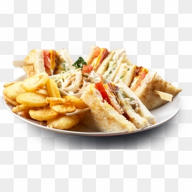 Club Sandwich Png - Club Sandwich With Fries Png, Transparent Png - sandwiches png
