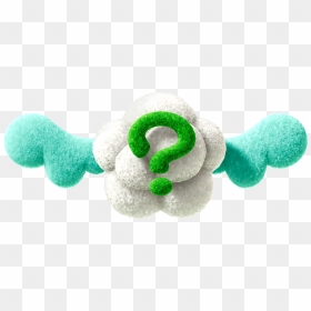Yoshi's Crafted World Winged Cloud, HD Png Download - mario clouds png